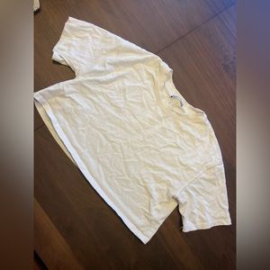 White crop top